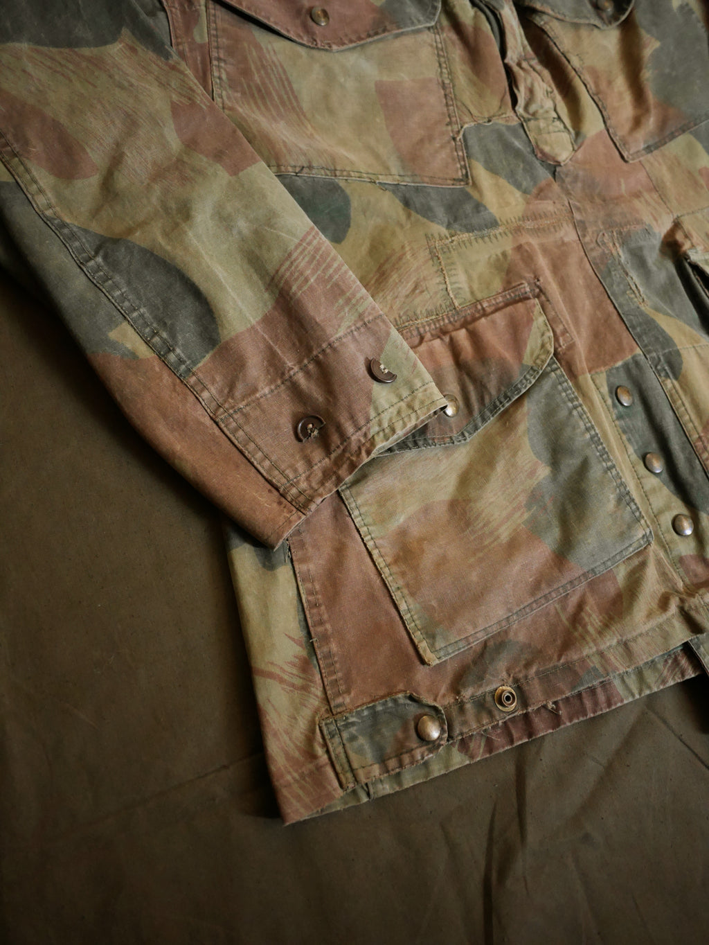 1952 Belgian Paratroopers Brushstrokes Camouflage Smock