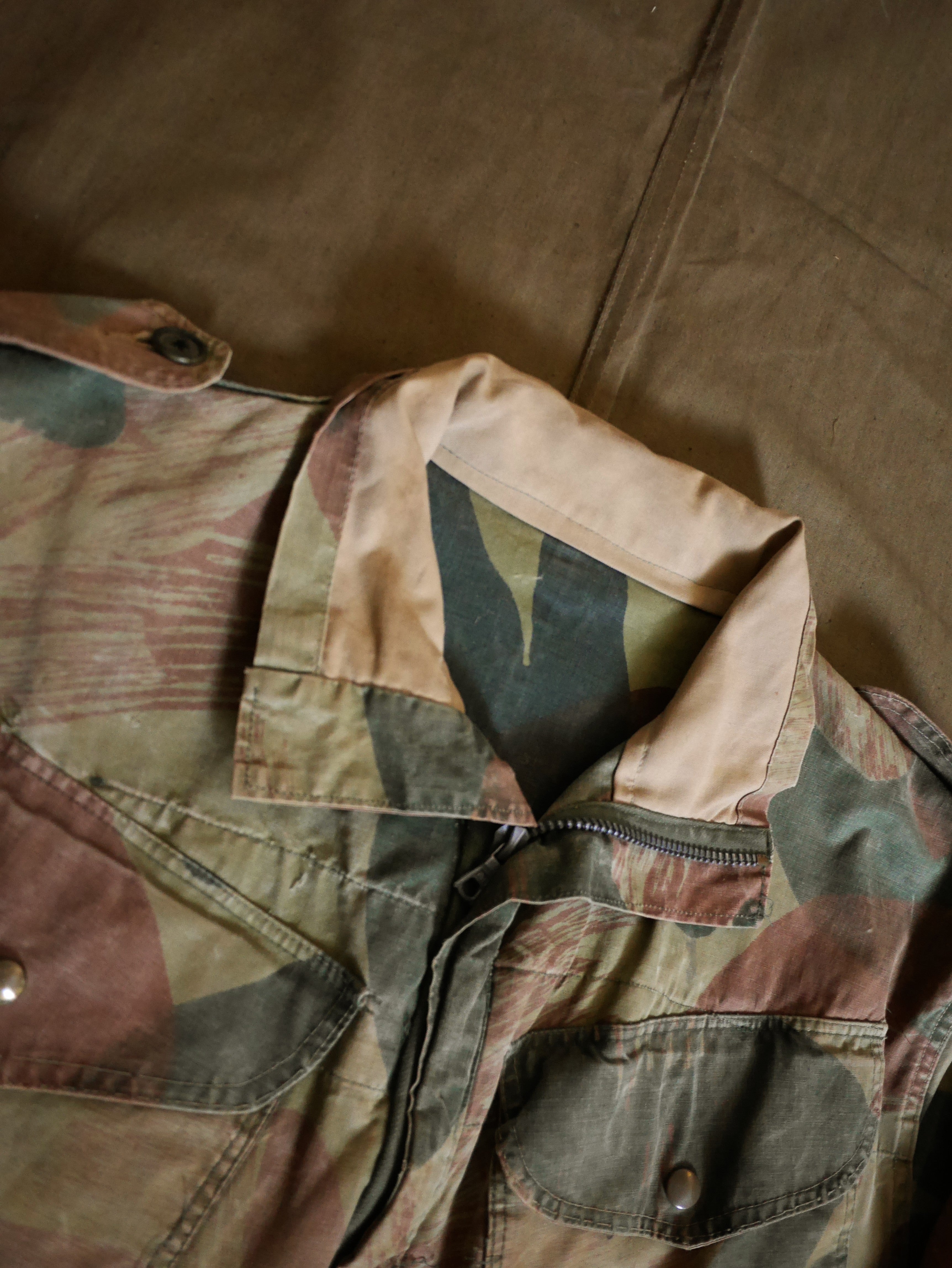 1952 Belgian Paratroopers Brushstrokes Camouflage Smock