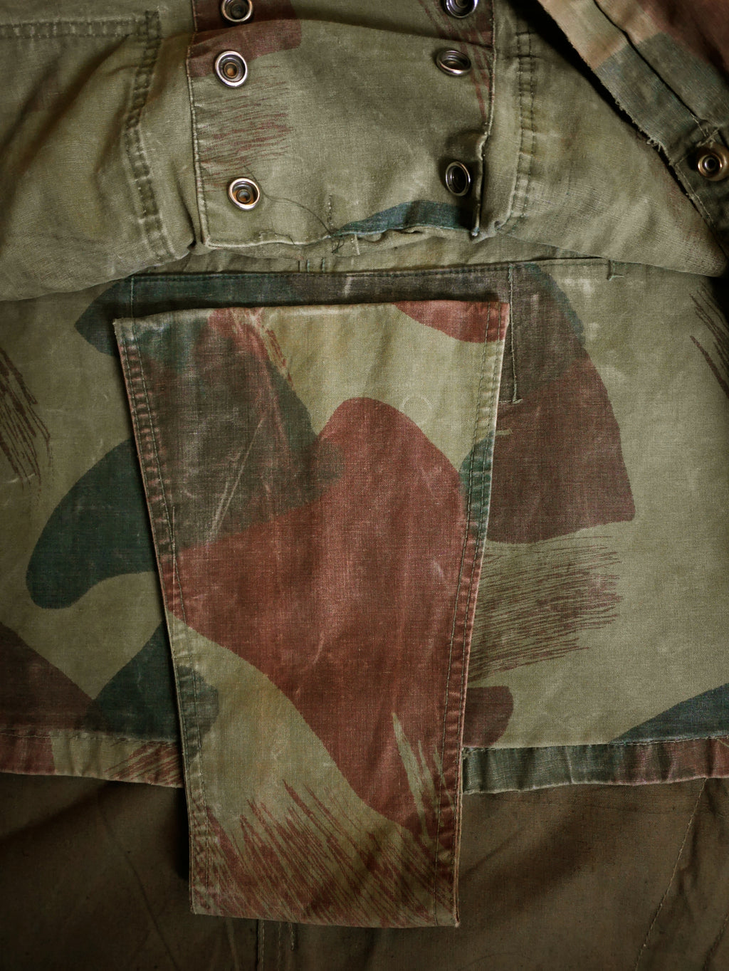 1952 Belgian Paratroopers Brushstrokes Camouflage Smock