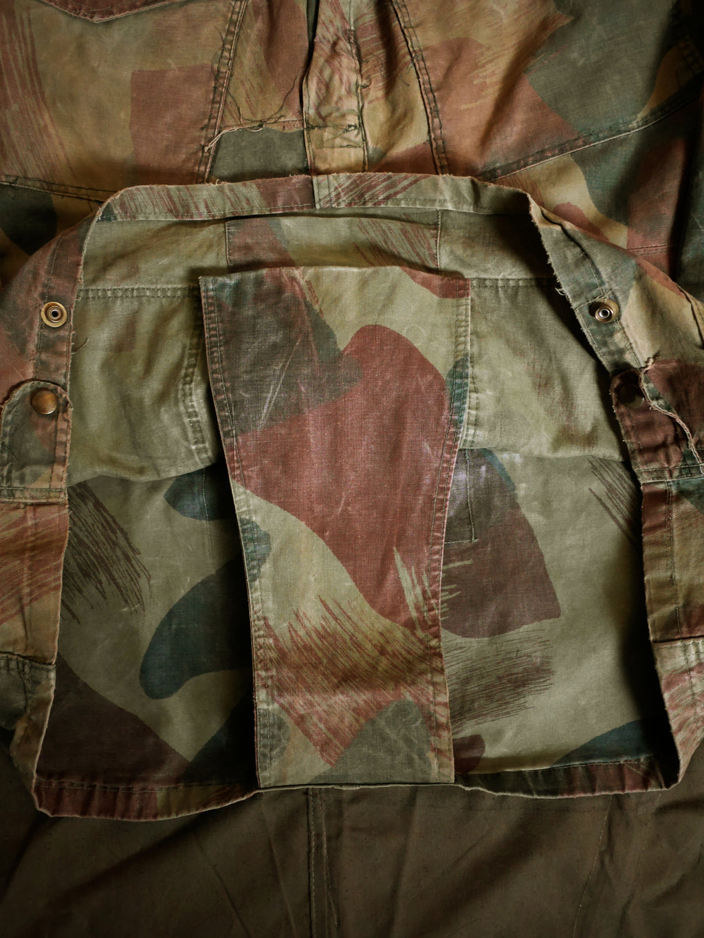 1952 Belgian Paratroopers Brushstrokes Camouflage Smock